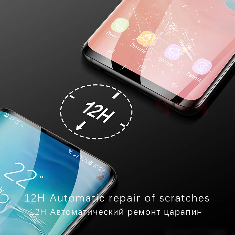 Новая 15D изогнутая полностью Гидрогелевая пленка для Samsung Galaxy S8 S9 S10 Plus Lite Защитная