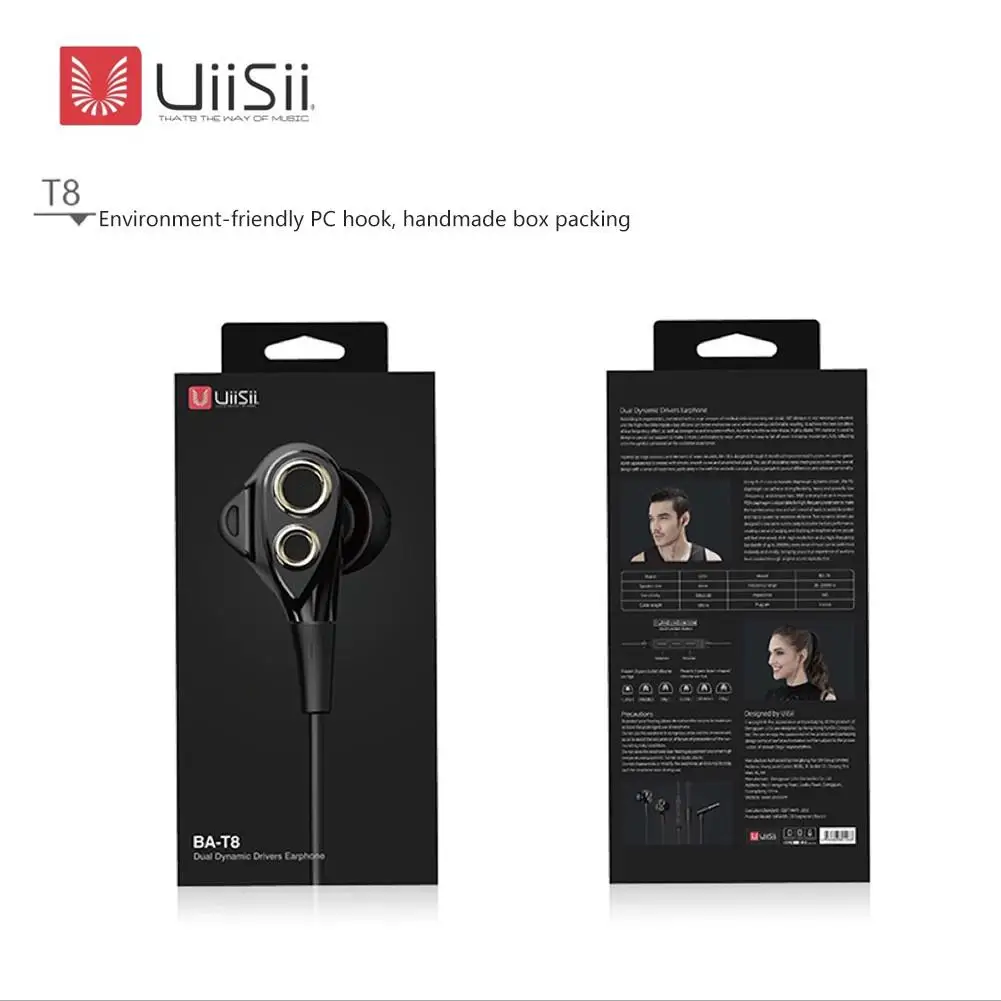 Портативный оригинальные наушники Гибридный HiFi стерео Bass Музыка-вкладыши