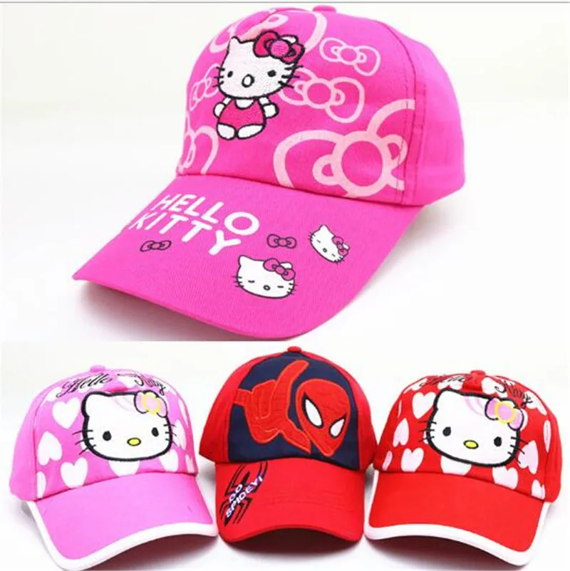 New Lovely Cartoon Kids Baseball Cap Adjustable Boys Girls Hip Hop Baby Flat Hat | Детская одежда и обувь