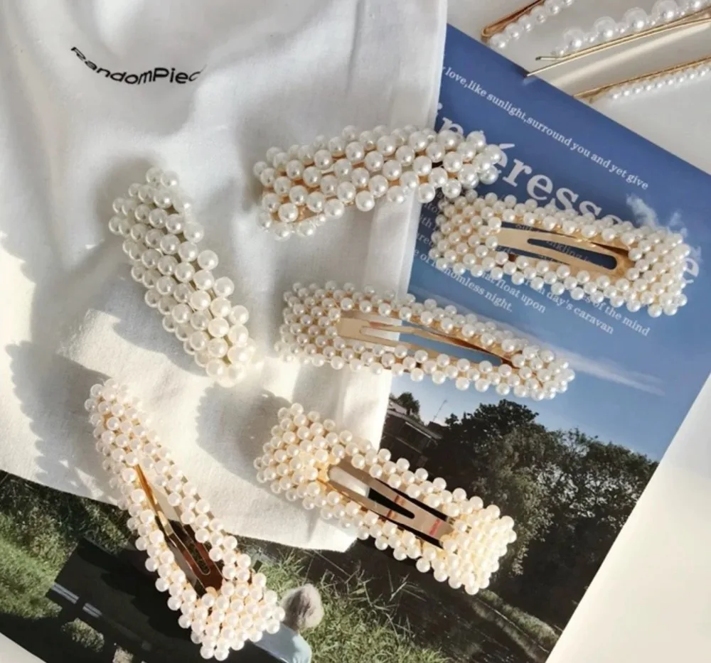 2019 Новая модная женская жемчужная заколка для волос палочка Шпилька аксессуары
