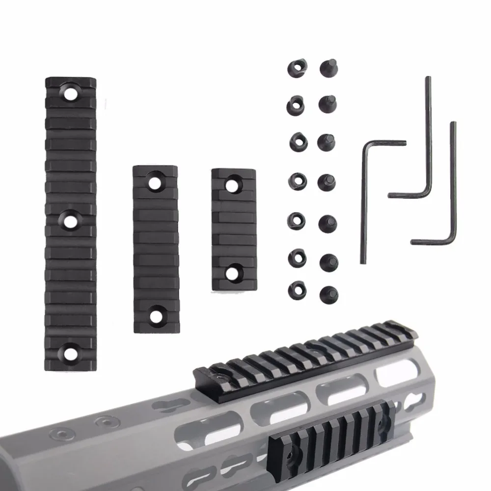 3 размера тактический охотничий слот Алюминиевый Keymod Крепление для прицела 55 мм 75