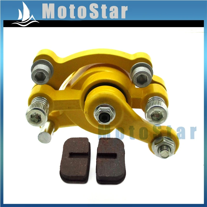 Желтые дисковые тормозные суппорты для Motovox MBX10 MBX11 MBX12 MM B80 Mini Bike|brake disc caliper|mini brake