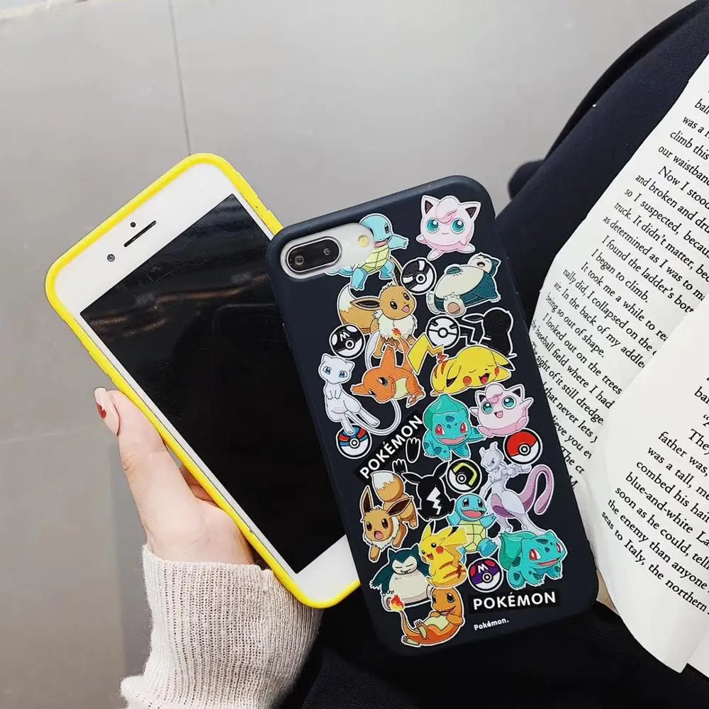 Милый чехол с мультяшным рисунком для Apple iphone 6 6s 7 8 Plus X XR XS Max необычная задняя