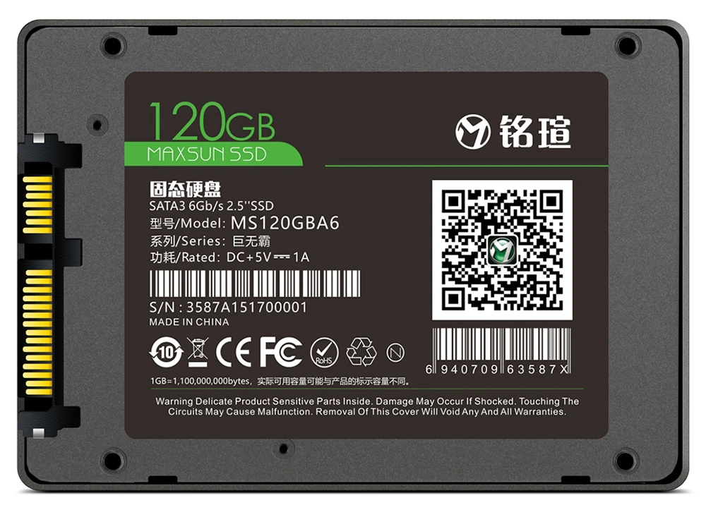 MAXSUN SSD 512 gb 2,5 дюйма твердотельный накопитель SATA III SMI TLC 480~ 520 МБ/с. три года гарантии внутренний Ssd твердотельны