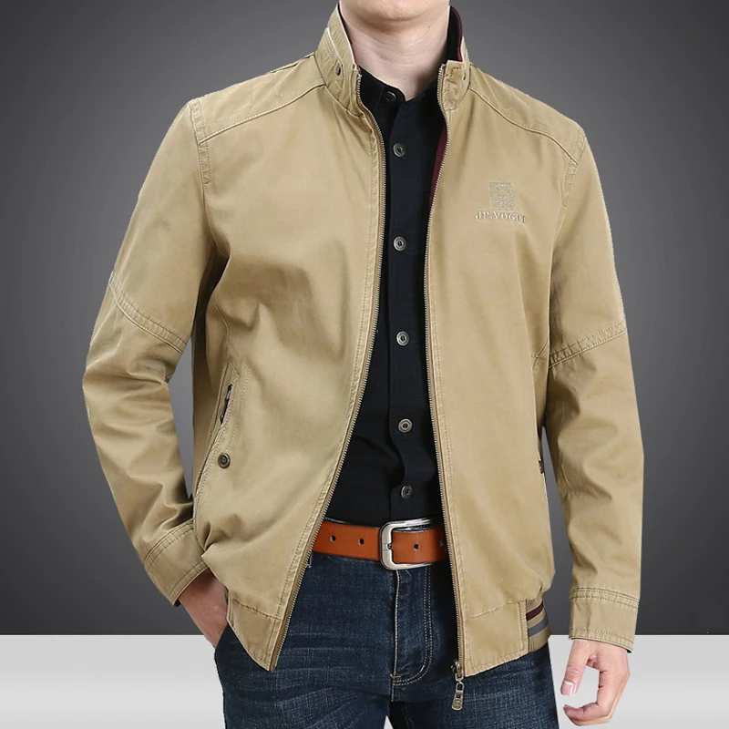 Винтажная Мужская куртка и пальто 5XL хлопковые весенне осенние двухсторонние