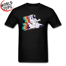 Spacelabs Funky Astronaut Plane Design Tshirt SpaceX Spaceman Mars Print Vintage T Shirt Oversized Europe Size