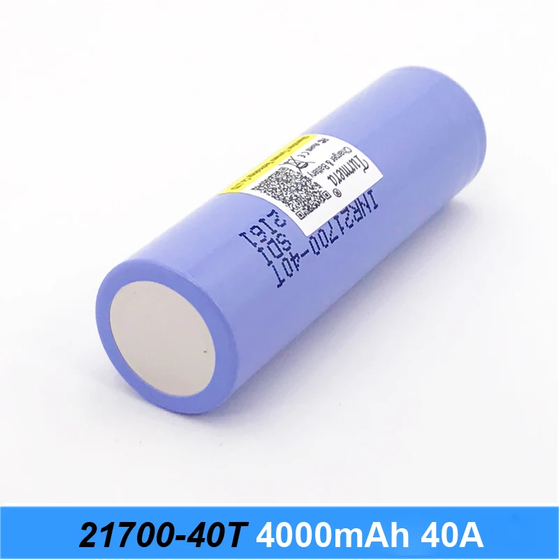 Батарея для 21700 40T 4000mah 30a батарея электрической сигареты и отвертки электрический