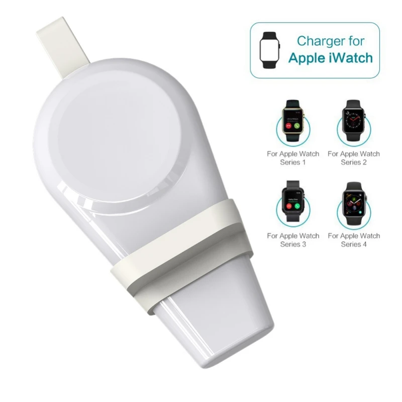 Беспроводное зарядное устройство для Apple Watch 4 зарядное устройство портативное зарядное устройство с USB серии 4 3 2 1 MFi сертифицированное Оригинальное Беспроводное зарядное устройство