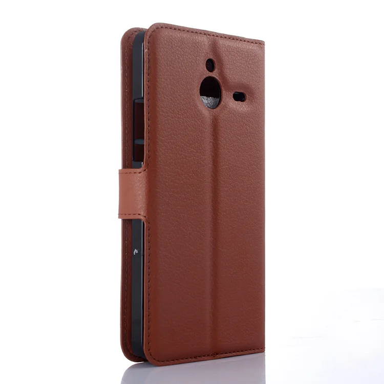 Роскошный кожаный чехол бумажник с откидной крышкой для Microsoft Lumia 640 XL Lte сотового