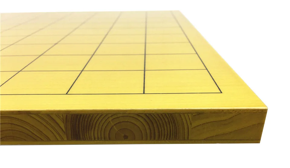 Japan Shogi Top grade Wooden Chessboard 37*34.5cm Hardness 2cm for International Sho-gi Chess Game Portable Gift BSTFAMLY JB02
