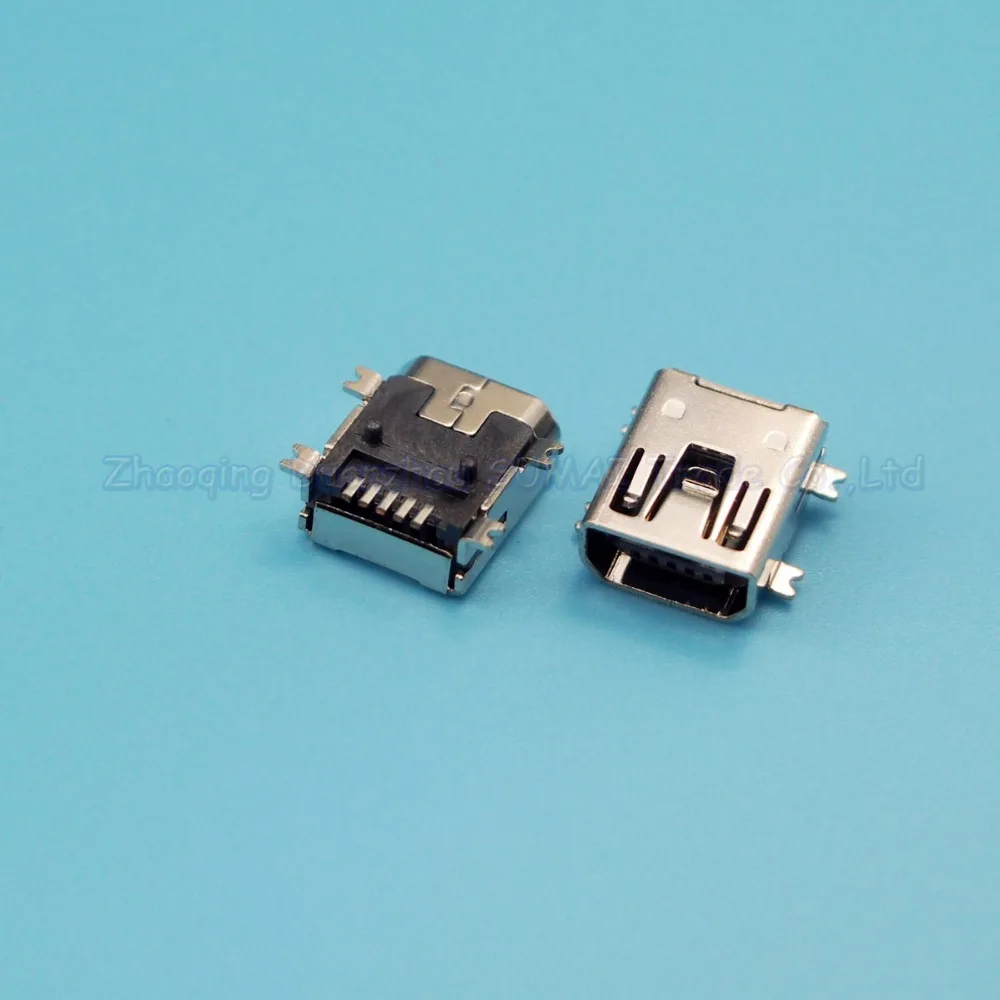 100 шт. мини USB порт для зарядки AB type SMT гнездо 5P медная розетка|usb usb|usb mini usbusb usb |