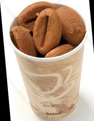 Сладкая машина для выпечки вафель в кофейных зернах Машина маффинов типа