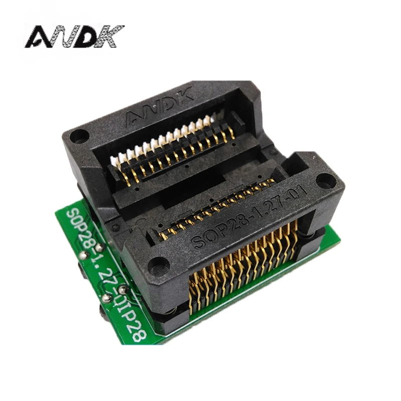 SOP28 SOIC28 SO28 к DIP28 IC тест и программирование Гнездо шаг 1 27 мм ширина корпуса 7 5 300mil