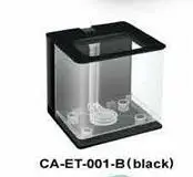 Настольная мини-аквариумная рыбка Betta, пластиковая креативная экологическая Аквариумная Рыбка, небольшие аквариумные аксессуары - Цвет: black