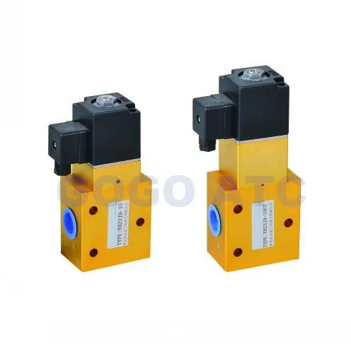 24 бар высокое давление пневматический Соленоидный клапан 1/" 1/2 BSP 24V DC AC220V 3 way 2 позиции 23JD-8/15/P2 выдувная формовочная машина клапан