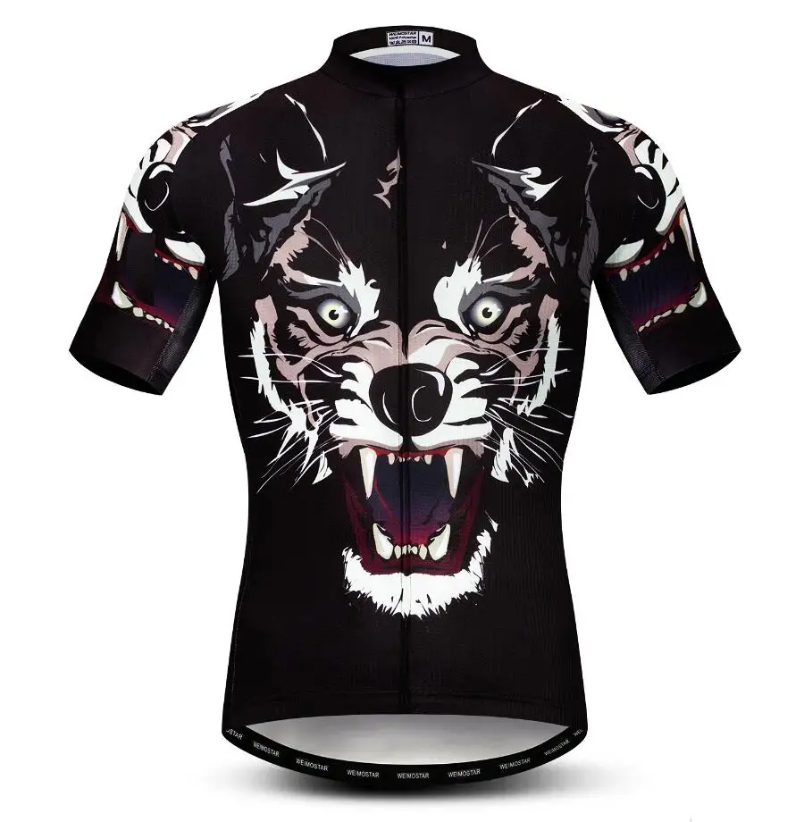 3 3D Roar Wolf велосипедная майка мужская Ropa Ciclismo с коротким рукавом велосипедная Одежда для езды на велосипеде летняя велосипедная одежда Maillot Ciclismo - Цвет: 3