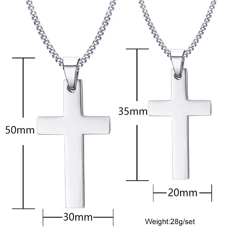 Ожерелье с подвеской крестом 24 дюйма|cross pendant necklace|couple necklacenecklaces for women |