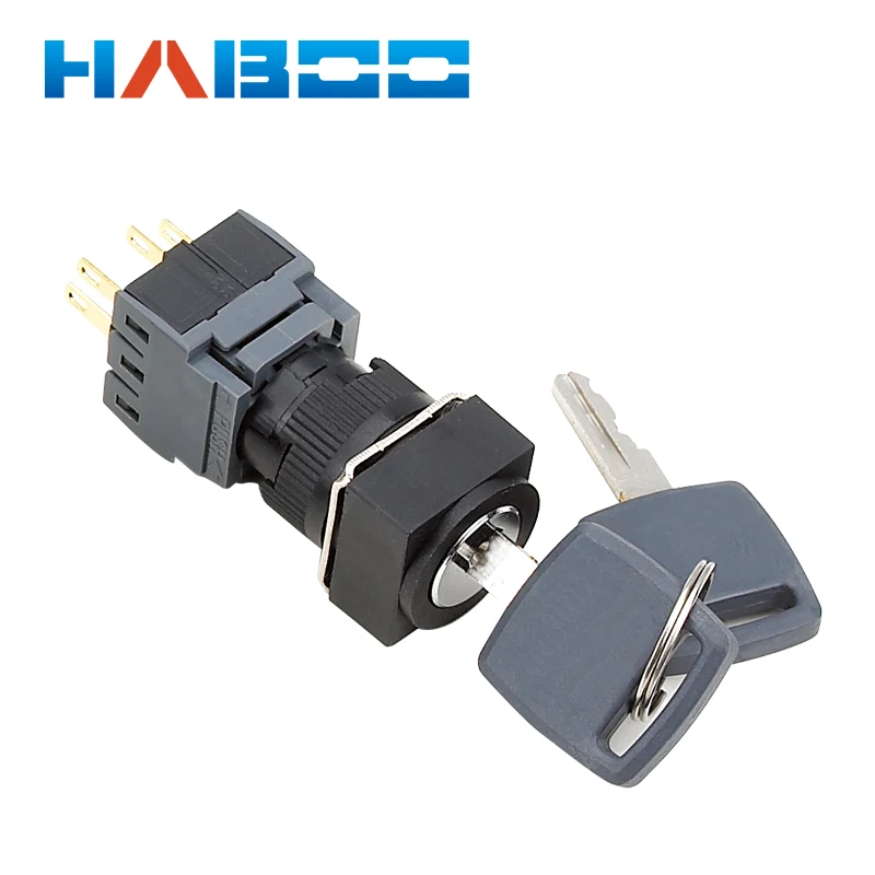 10 шт. упаковка 16 мм водонепроницаемый 2 положения Кнопка сброса блокировки или