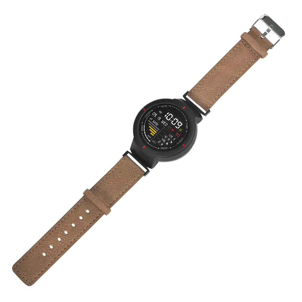 Ремешок из натуральной кожи для часов Amazfit Verge 3 ремешок в стиле ретро браслет Xiaomi