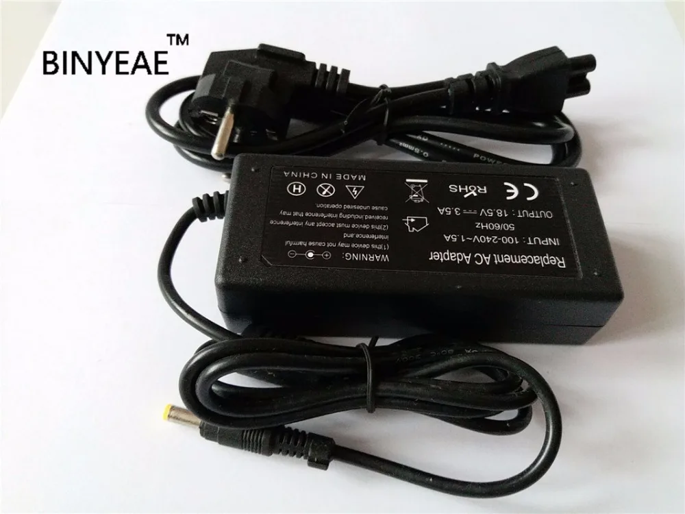 

18.5v 3.5a AC Power Supply Adapter Battery Charger for HP/Compaq Business Notebooks NC4000 NC4010 NC4200 NC5000 NC6000 nc6100