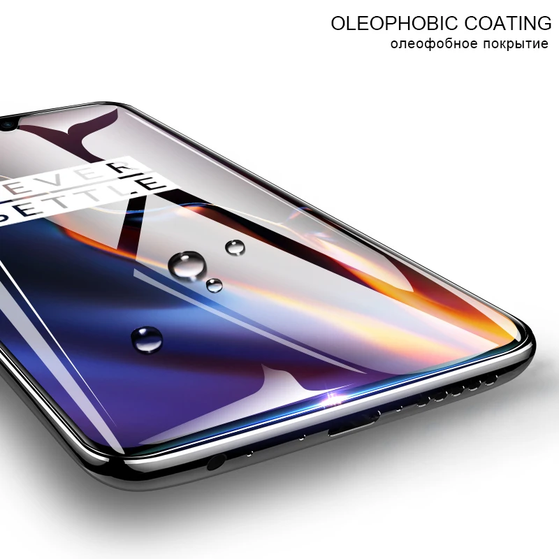CHYI полностью проклеенное стекло для Oneplus 6 T 41 дюймов защита экрана не блокирует
