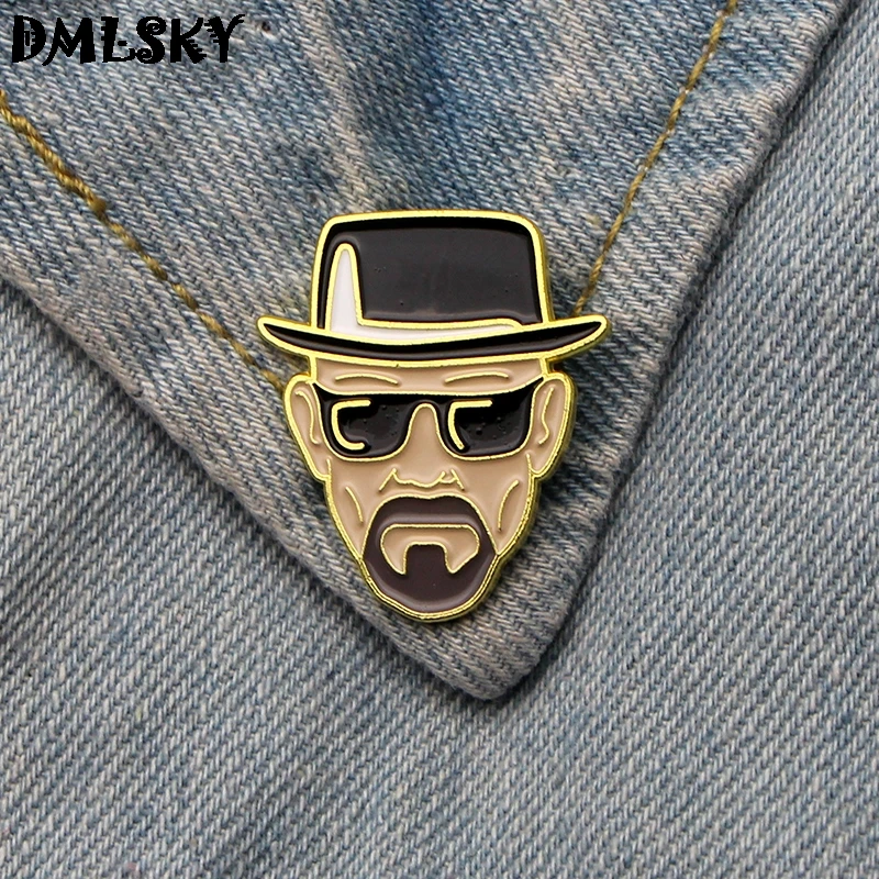 DMLSKY Breaking Bad металлические броши эмалированные булавки для мужчин отворот булавка