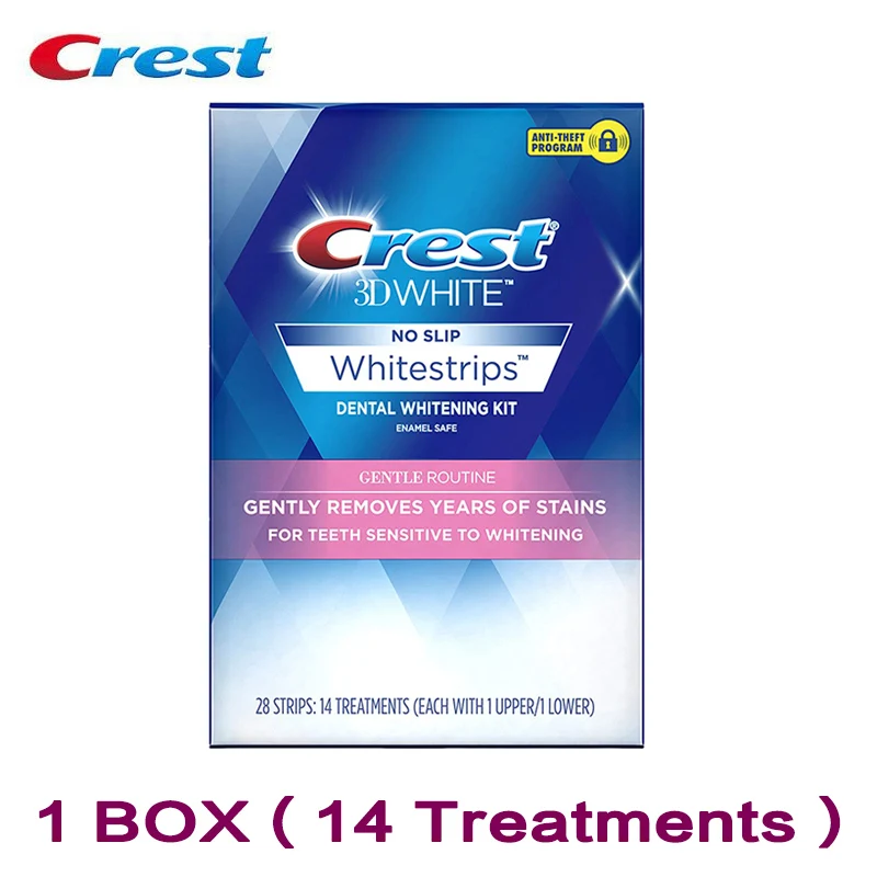 1 box -14 treatments 3D белые мягкие рутинные отбеливающие полоски для зубов - Цвет: 1 box -14 treatments