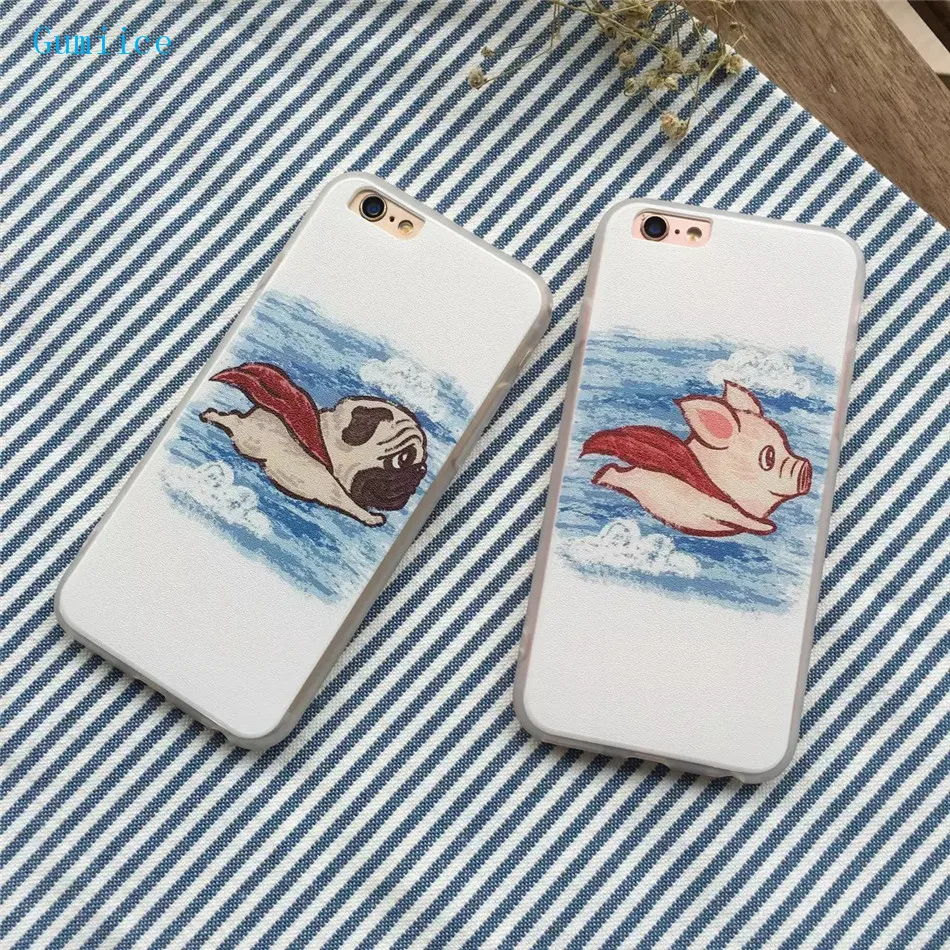 Gumiice чехол для телефона iPhone 6/6S мастер пловец скороговоркой шелковые линии
