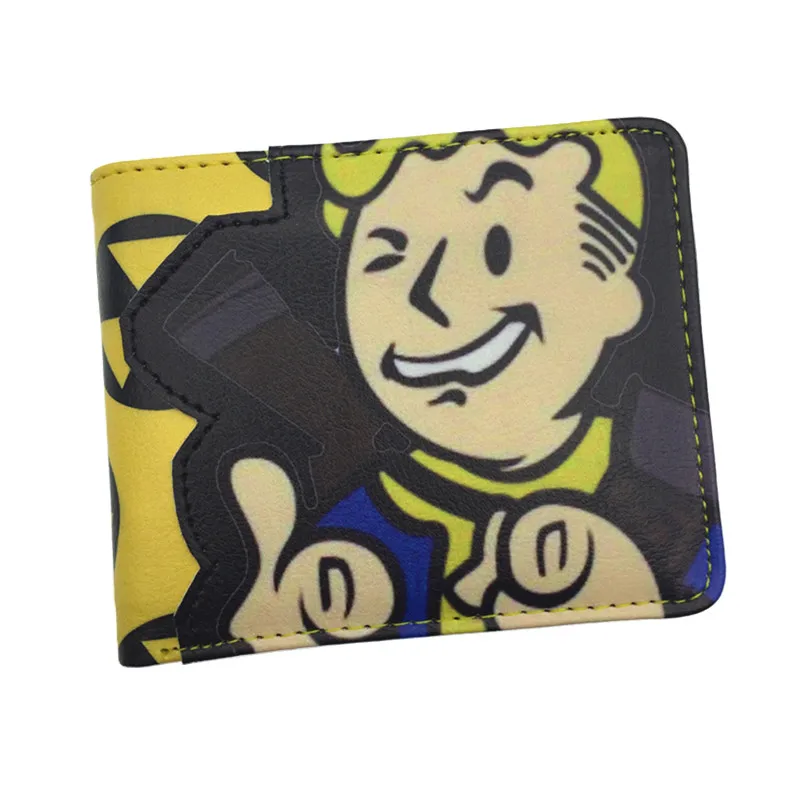 Free Shipping Game Fallout Wallet for Young With Card Holder Dollar Price | Багаж и сумки