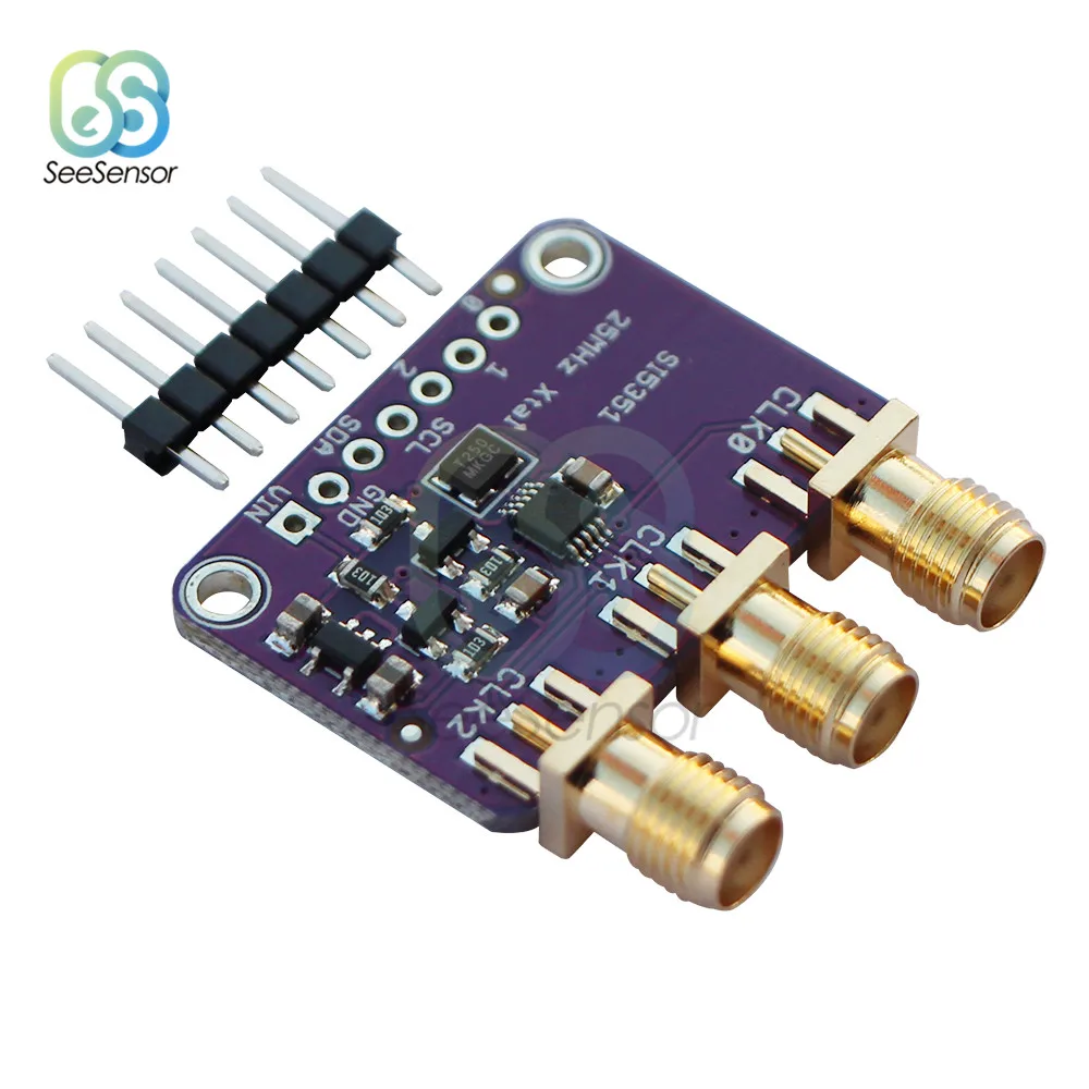 Генератор сигналов Si5351A Si5351 I2C 3 5 в постоянного тока генератор для Arduino CJMCU