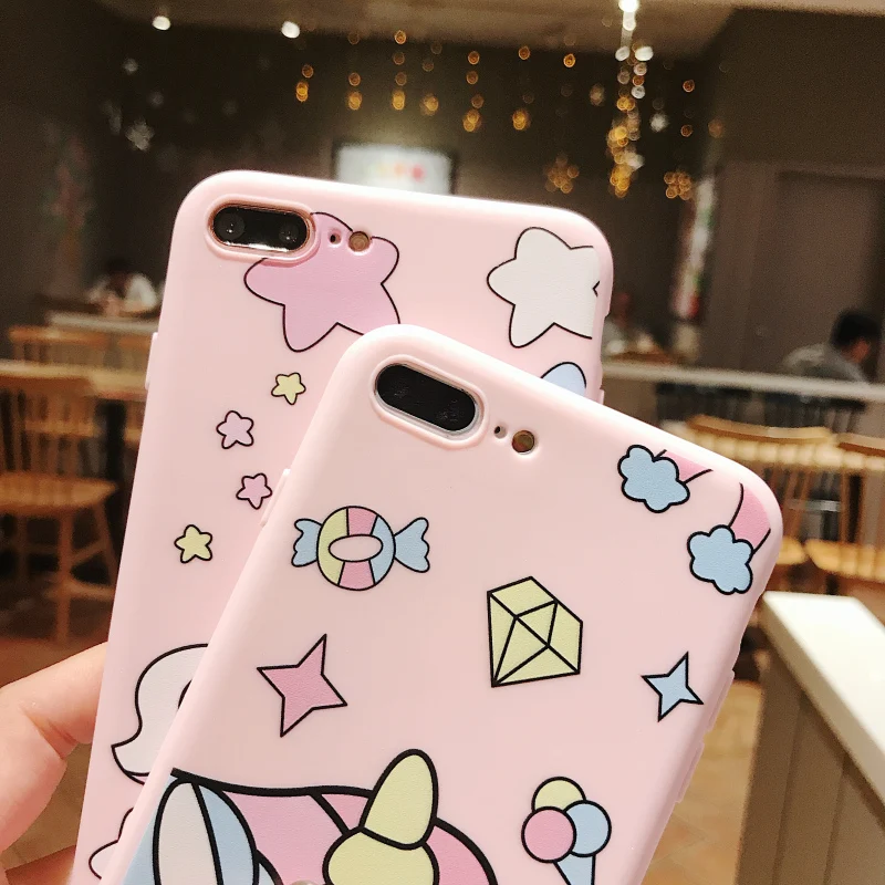 (1PC) cute UNICORN Case For iPhone XS Max XR 10 5 5S 6 6s 7 8 Plus X 6.5 Luxury TPU soft Phone cover |