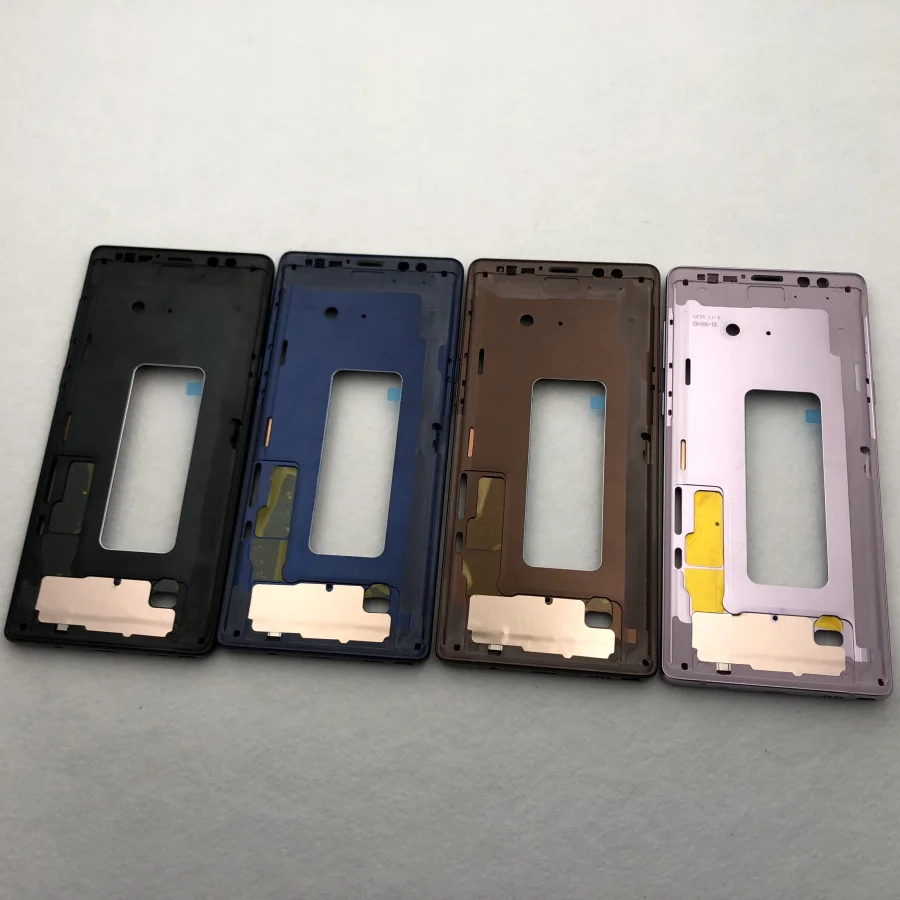 Чехол note9 с полным корпусом, задняя крышка со средней рамкой+ Переднее стекло, запасные части для samsung Galaxy NOTE 9 N960 N960F