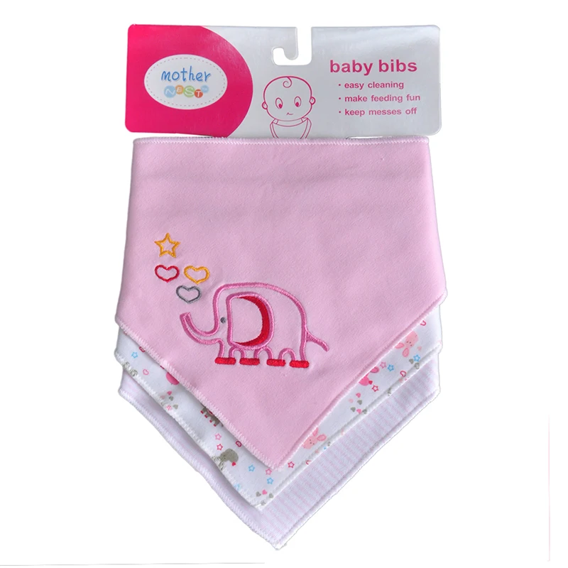 Детские Бандана слюни нагрудники для девочек Цветочные Разнообразие 3 шт / много