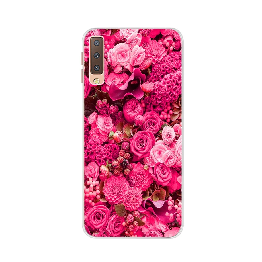 Для samsung A7 чехол Мягкая силиконовая задняя крышка милый мультяшный чехол для телефона для samsung Galaxy A7 A 7 A750 A750f чехол бампер