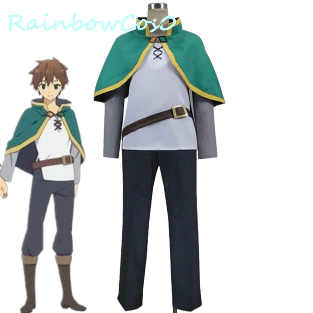 Бесплатная доставка косплей-костюм RainbowCos0 KonoSuba Бог благословения этому