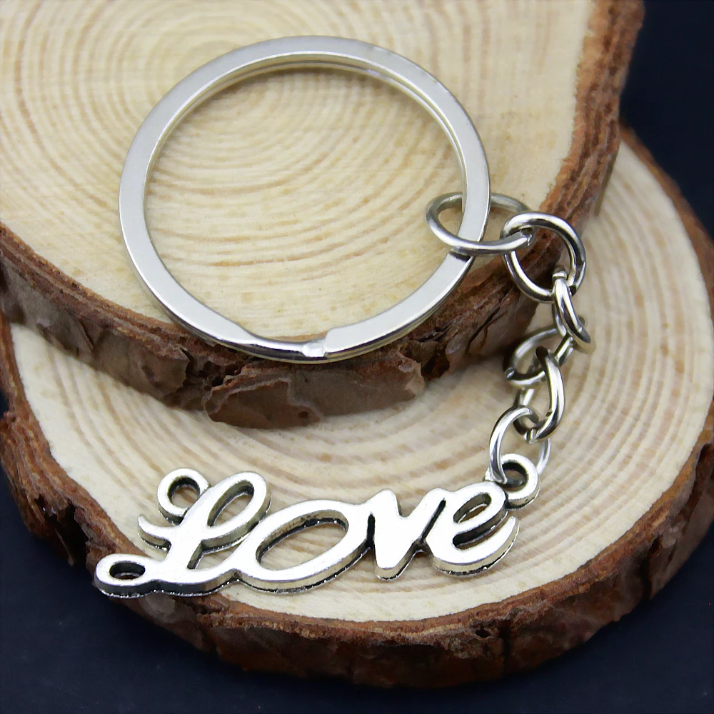 5pcs Home Decor Metal Crafts Party Favors love Pendants DIY Car Key Ring Holder Souvenir For Gift Optional Package Box | Дом и сад