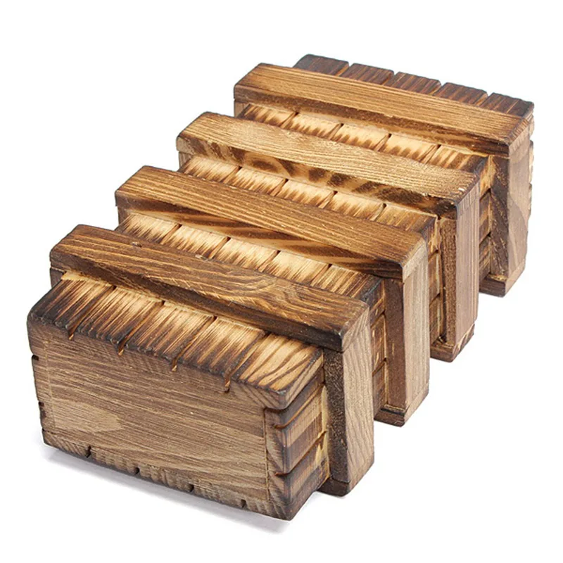 Китайский Винтажный Классический волшебный трюк деревянная коробка-головоломка