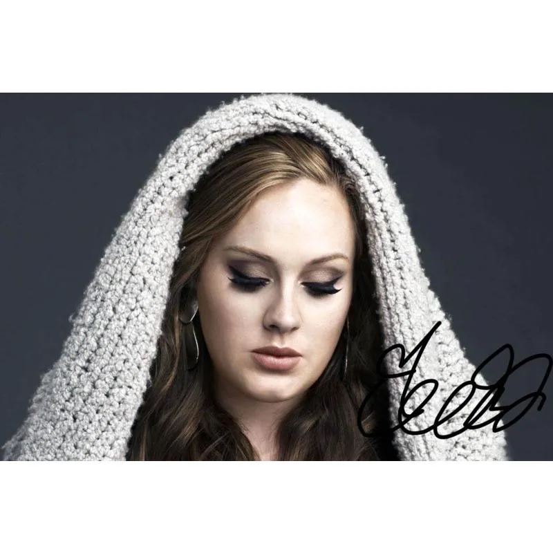 Красивый постер на заказ Adele домашний декор тканевые постеры лучший подарок