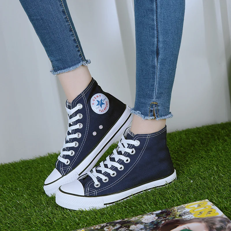 Женская парусиновая обувь повседневная дышащая для прогулок спортивные