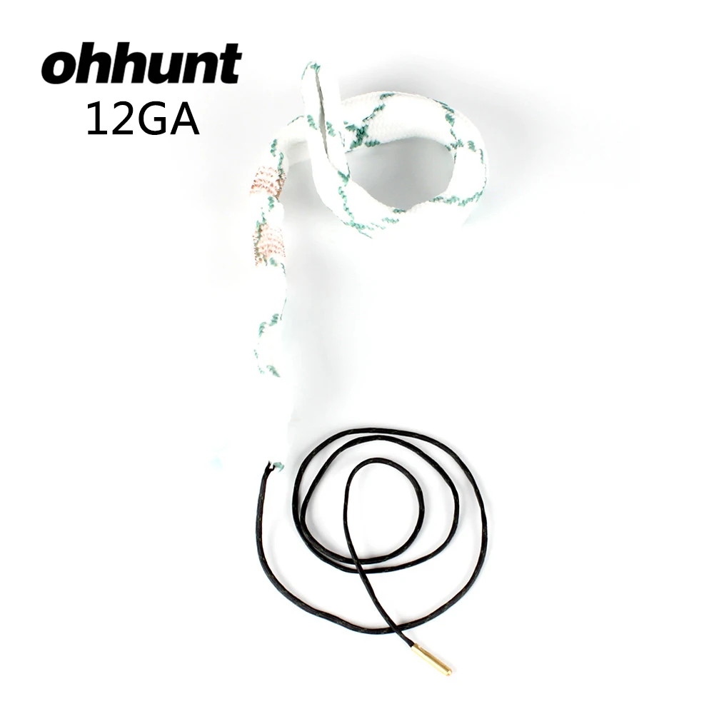 Ohhunt Bore Snake 12 GA CAL Gauge Boresnake ствол дробовика Бронзовый очиститель комплект охотничий