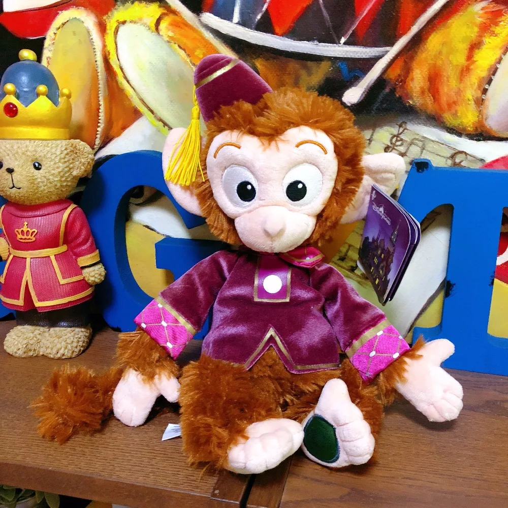 Аладдин плюш Abu The Monkey плюшевые игрушки супер милая Гонконгская Версия 30 см|Мягкие