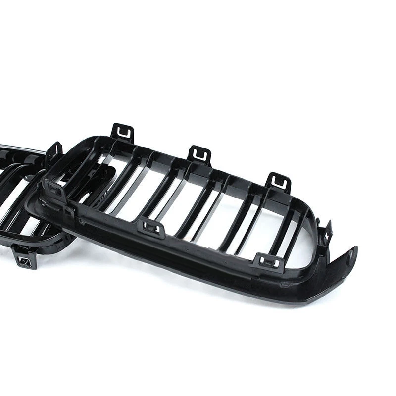 Автомобильные решетки Глянец Черная передняя решетка замена аксессуары