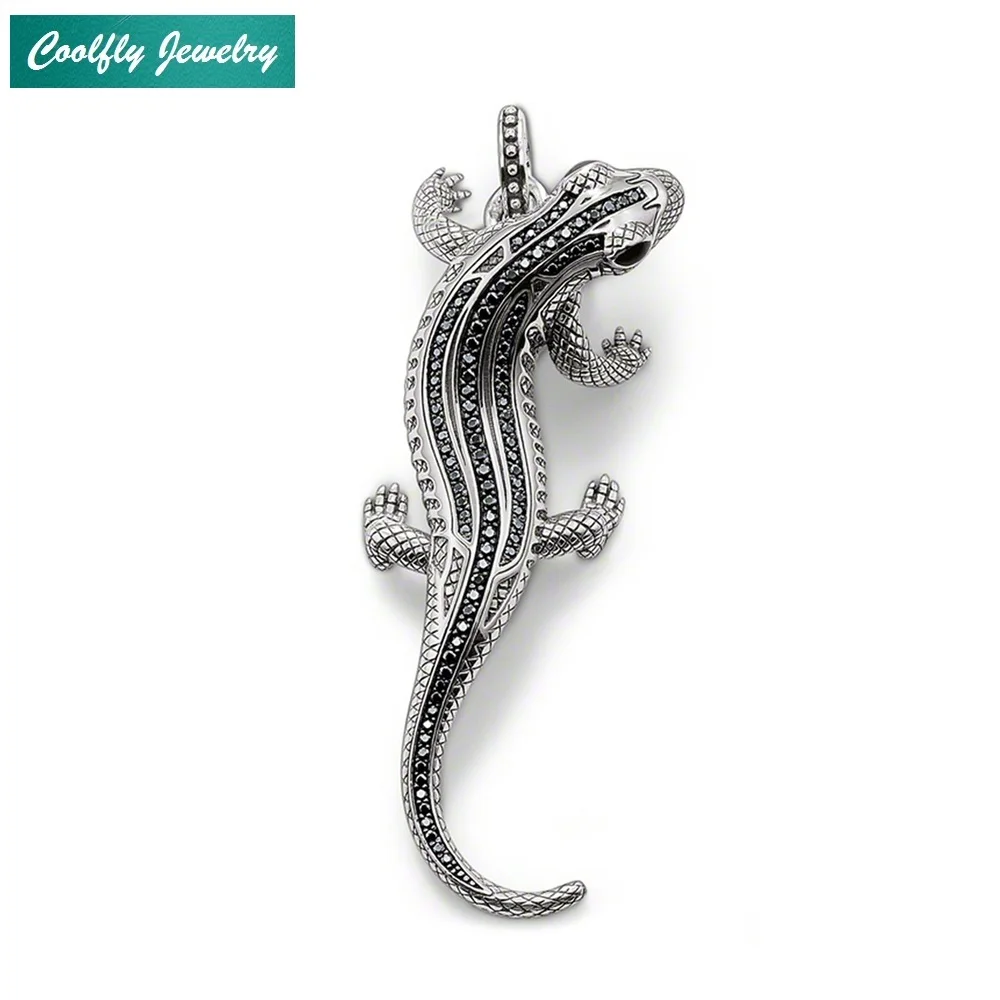 Винтажные Подвески Salamander Fit Соединенные ожерелья модные стерлингового серебра 925