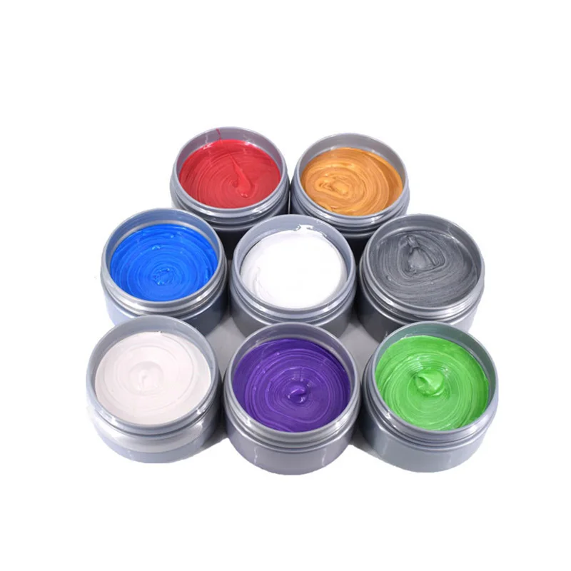 100 г унисекс краска для волос воск грязевая Краска крем Временное моделирование