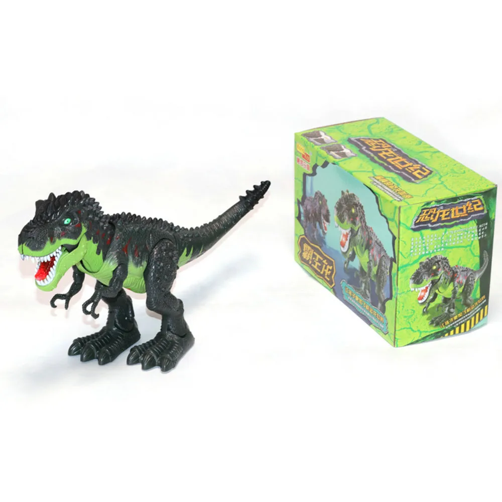 Электронных динозавров Игрушечные лошадки Модель Tyrannosaurus мигает динозавры робот