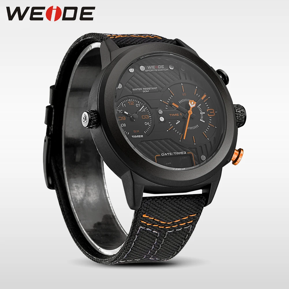 WEIDE 2017 новые спортивные черные модные и повседневные автоматические карманные