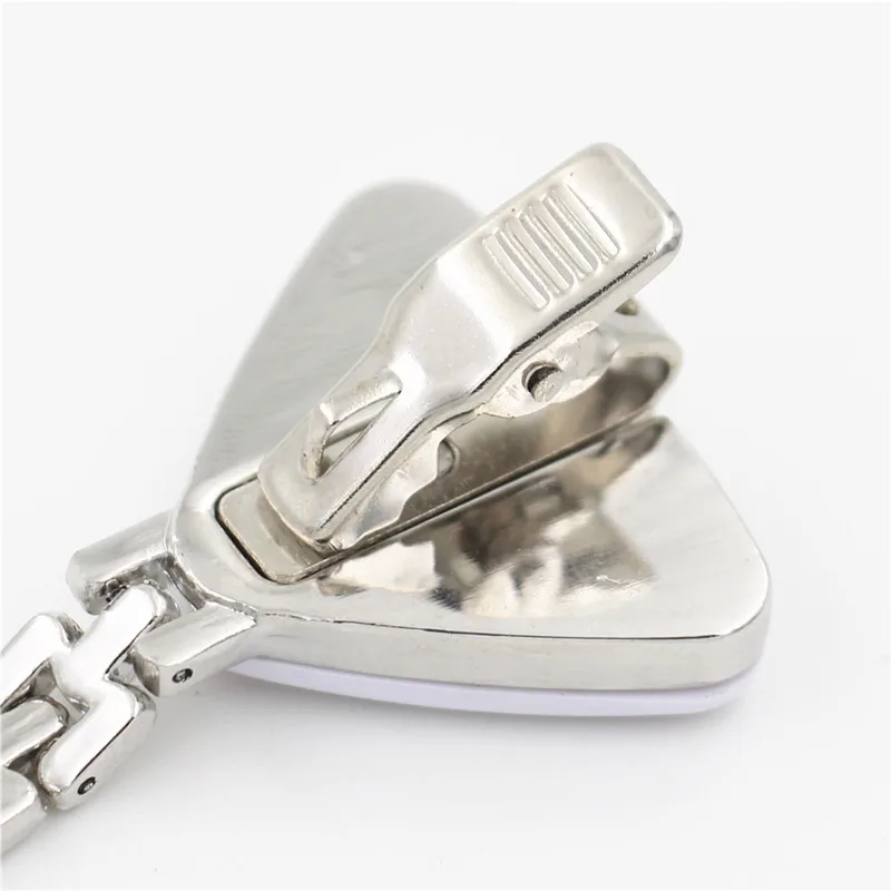 Часы медсестры круглый кулон с красным крестом и клипсой одноцветные