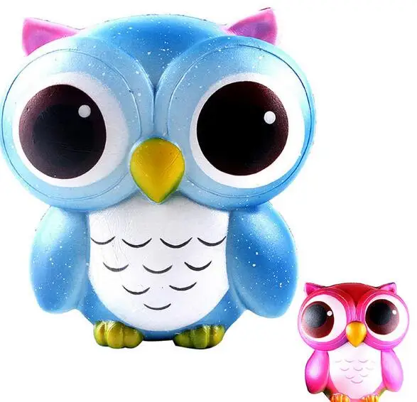 15cm Lovely Galaxy Owl Fun Hamster Squishy Decor Slow Rising Kid Toy Squeeze Relieve Anxiet Gift Anti Stress | Игрушки и хобби