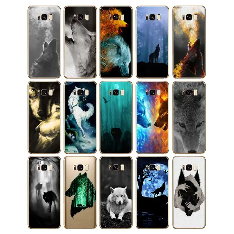 N468 Wolf Soft TPU Silicone Case For Samsung Galaxy A2 Core A6 A7 A8 A9 A10 A30 A40 A50 A60 A70 A8S A9S A20E Plus |