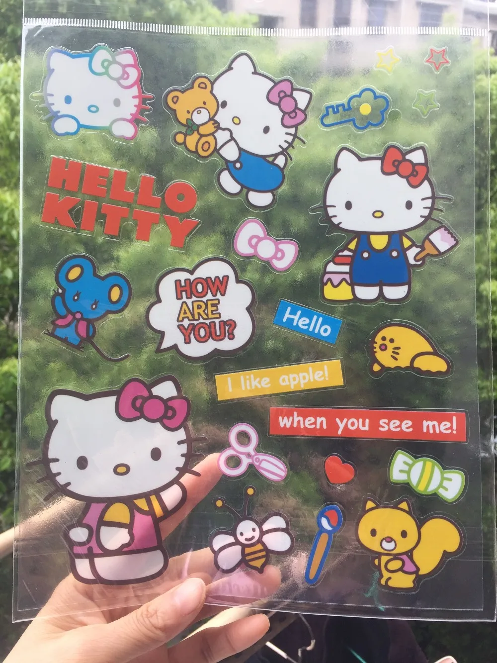50 листов/лот Anpanman little twin stars Cinnamoroll Kiki &amp lala my melody водонепроницаемые аниме наклейки